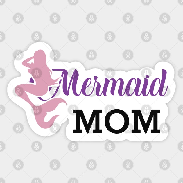 Mermaid Mom Sticker by KC Happy Shop